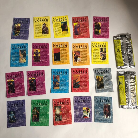 Vintage Lot of‎ 20 Richard Corben Collector Cards 1993 Comic Images + 2 wrappers - Picture 7 of 11